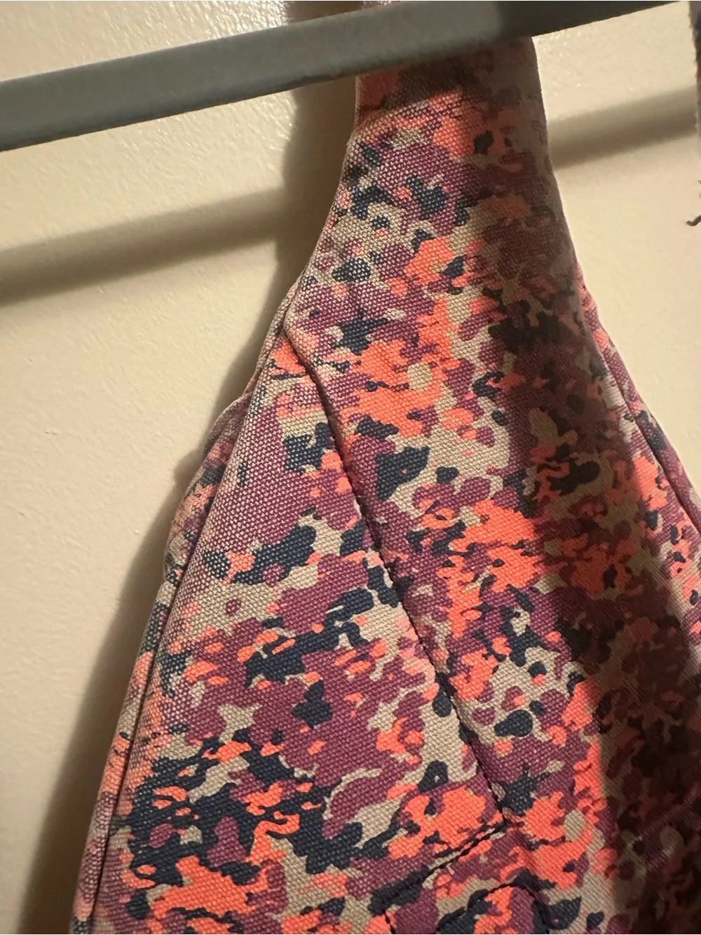 Kavu Pink Camo Rope Sling Bag